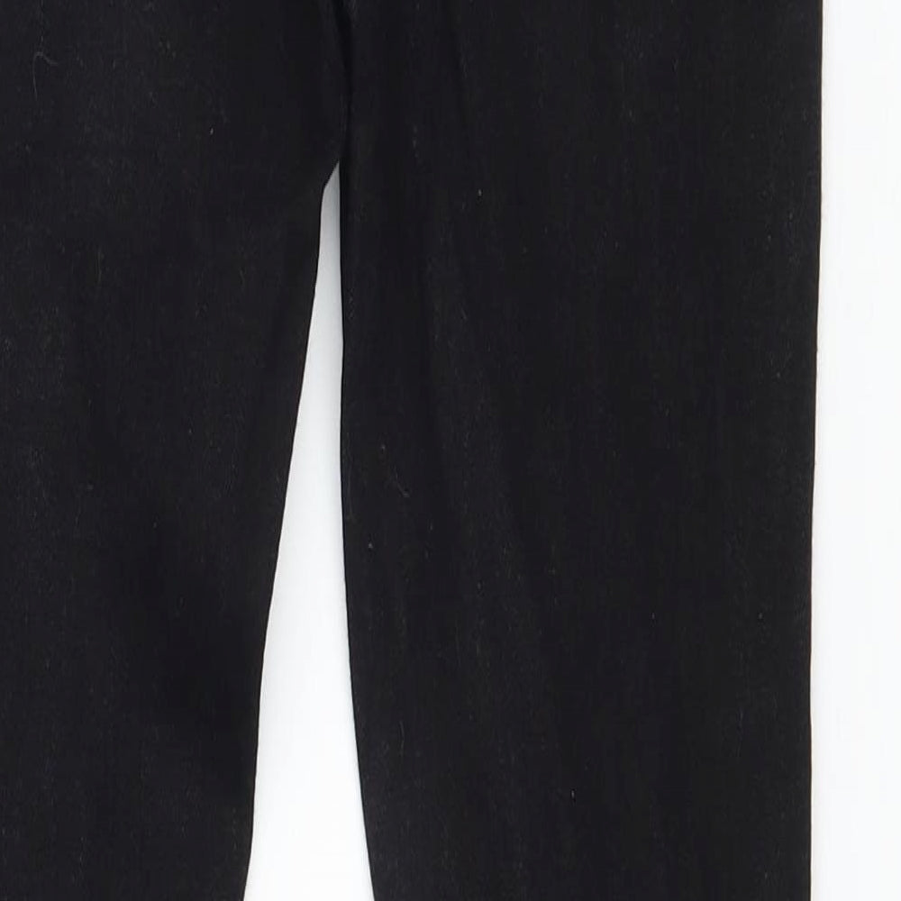 Denim & Co. Womens Black  Denim Skinny Jeans Size 8 L28 in