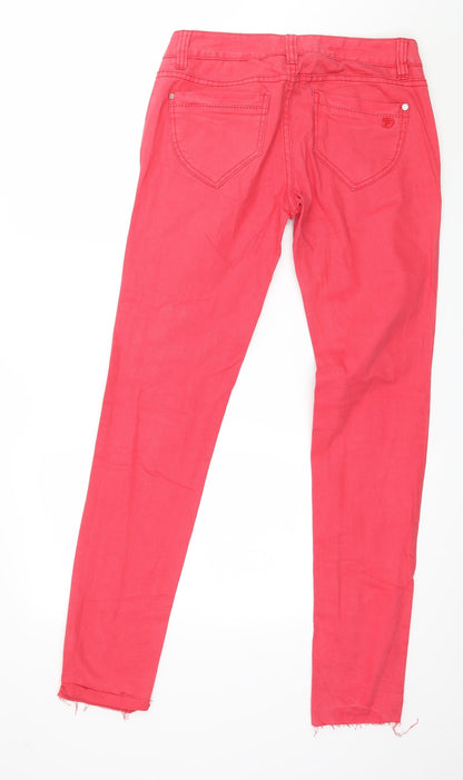TOM TAILOR Womens Pink  Denim Skinny Jeans Size 27 in L34 in