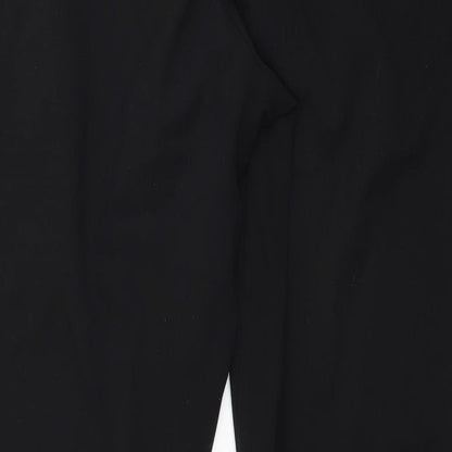 Womens UK Size 32 in M&Co Regular Fit  Black Trousers