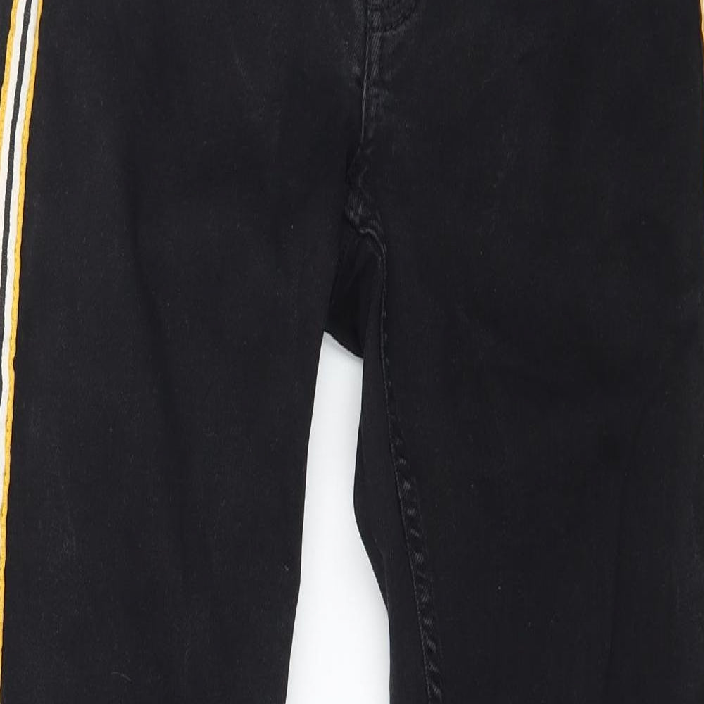 Denim & Co. Womens Black  Denim Skinny Jeans Size 8 L26 in