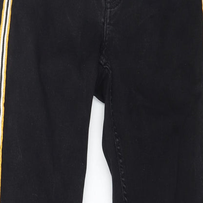 Denim & Co. Womens Black  Denim Skinny Jeans Size 8 L26 in