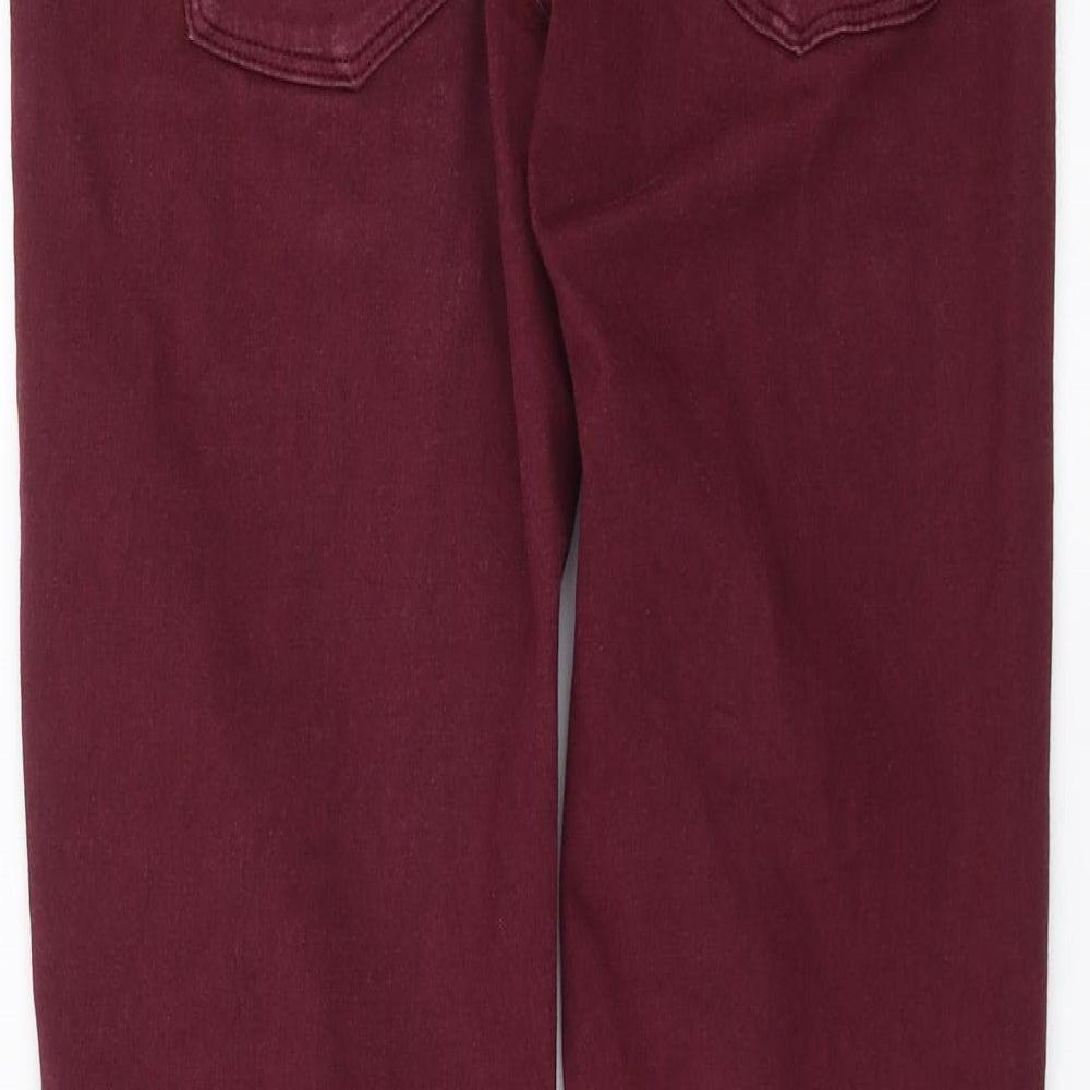 Oasis Womens Purple  Denim Skinny Jeans Size 12 L27 in