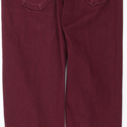 Oasis Womens Purple  Denim Skinny Jeans Size 12 L27 in