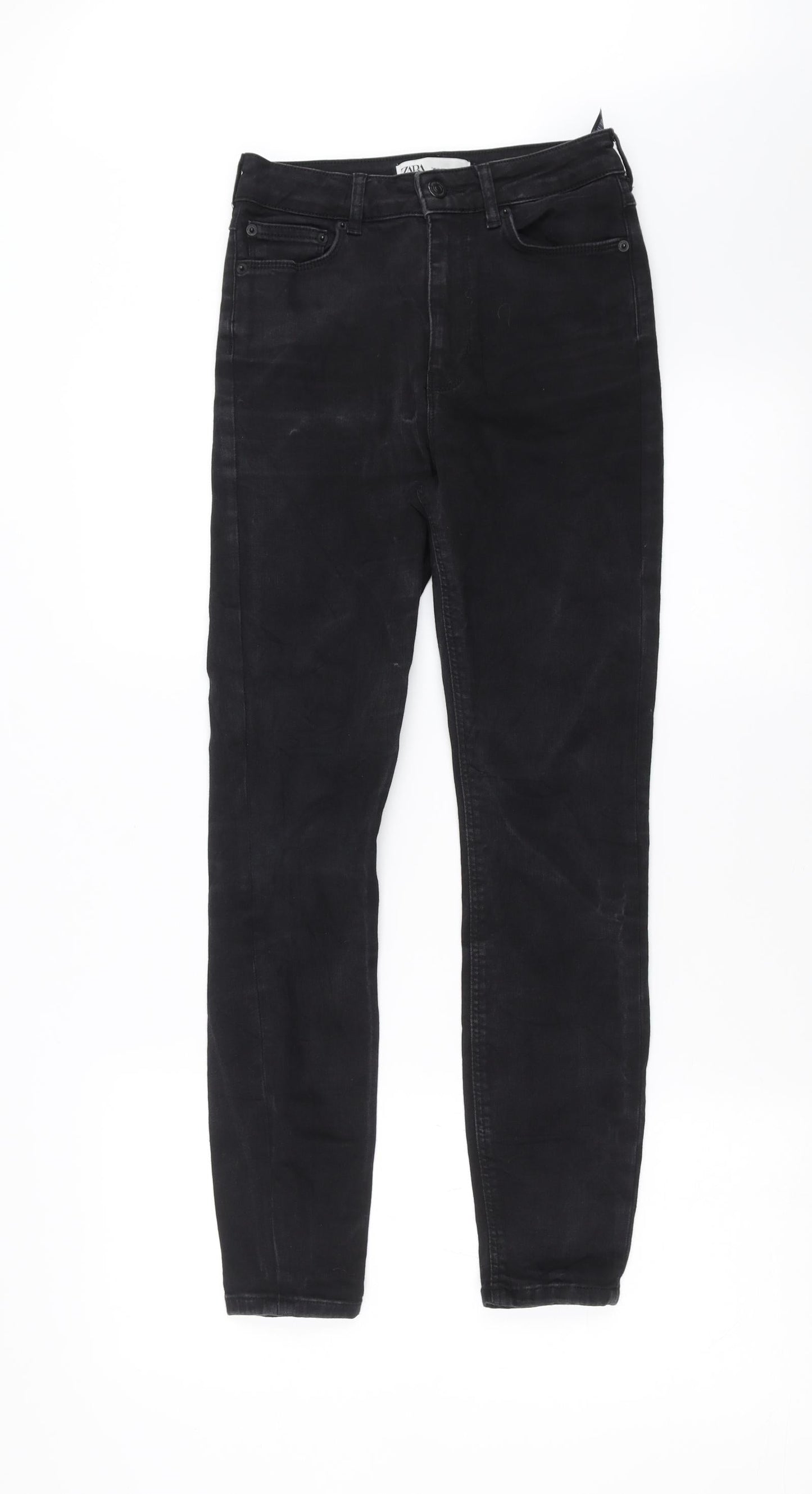 Zara Womens Black  Denim Skinny Jeans Size 6 L27 in