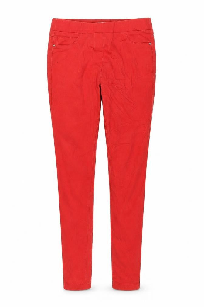 Tu Womens Red  Denim Jegging Jeans Size 10 L30 in