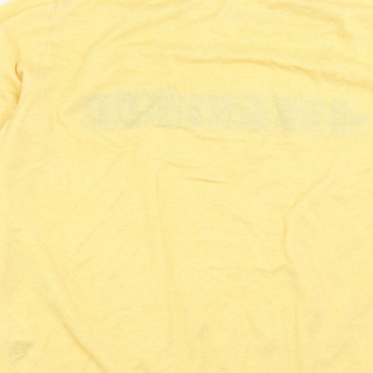 Womens UK Size 10 New Look Yellow Pullover Jumper