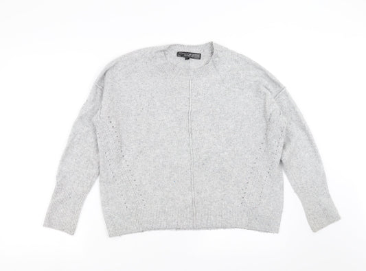 Womens UK Size 8 Topshop Grey Pullover Jumper