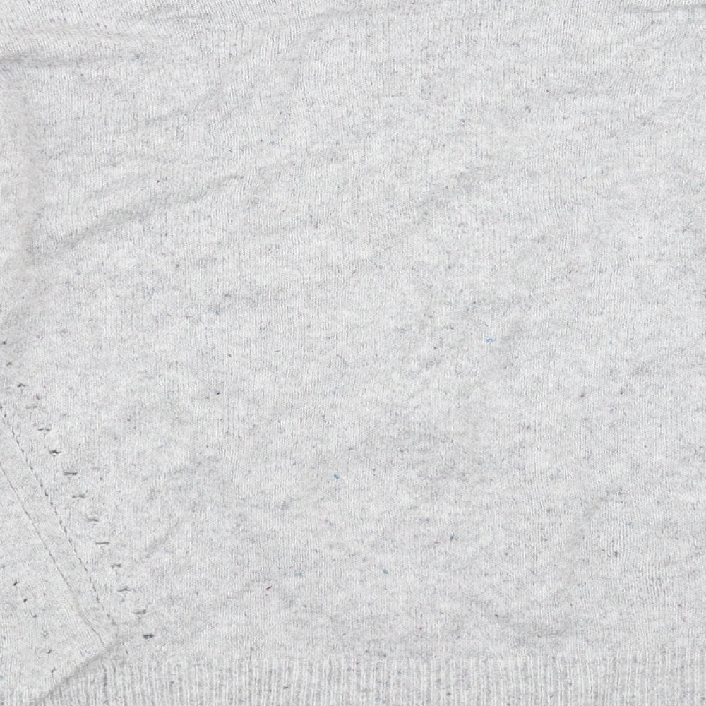 Womens UK Size 8 Topshop Grey Pullover Jumper