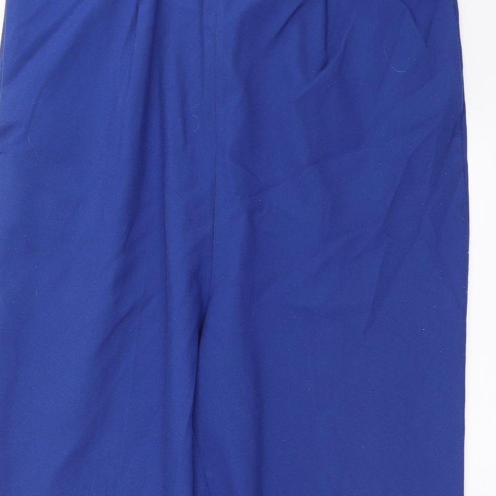 Womens UK Size 16 BM collection Regular Fit  Blue Trousers