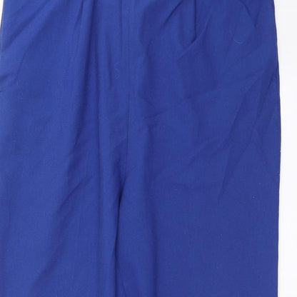 Womens UK Size 16 BM collection Regular Fit  Blue Trousers
