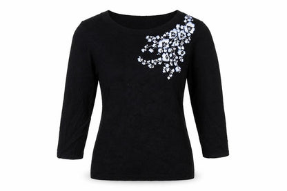 Womens UK Size XS Precis Black Pullover Jumper