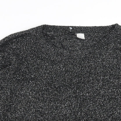 Divided by H&M Womens Black  Knit Pullover Jumper Size 8