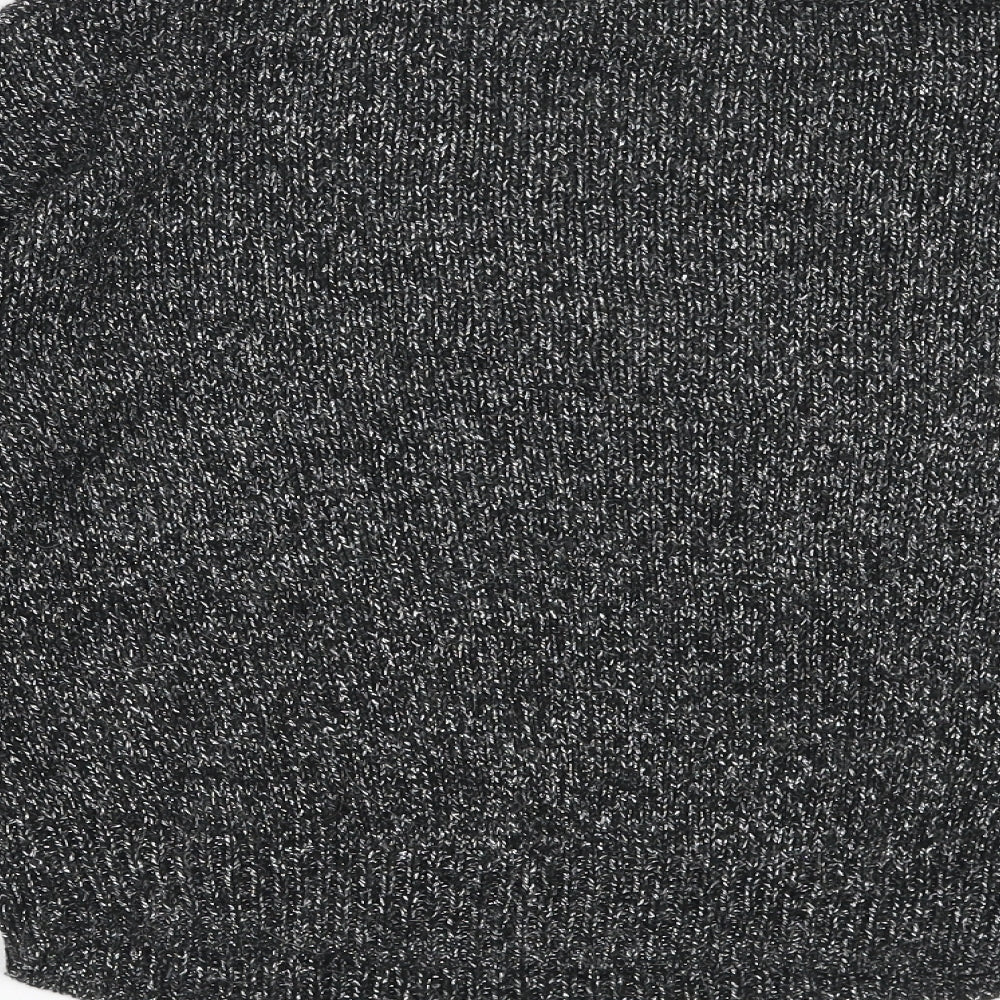 Divided by H&M Womens Black  Knit Pullover Jumper Size 8