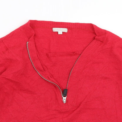 Womens UK Size 12 Lakeland Red Pullover Jumper