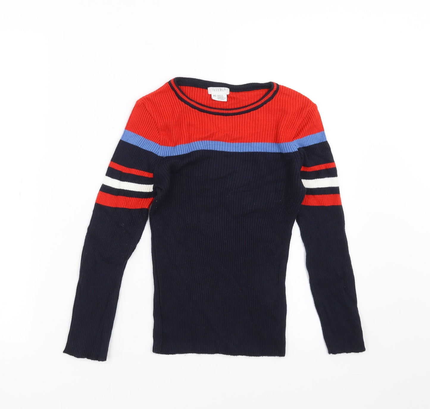 Womens UK Size XS Cooperative Blue Pullover Jumper