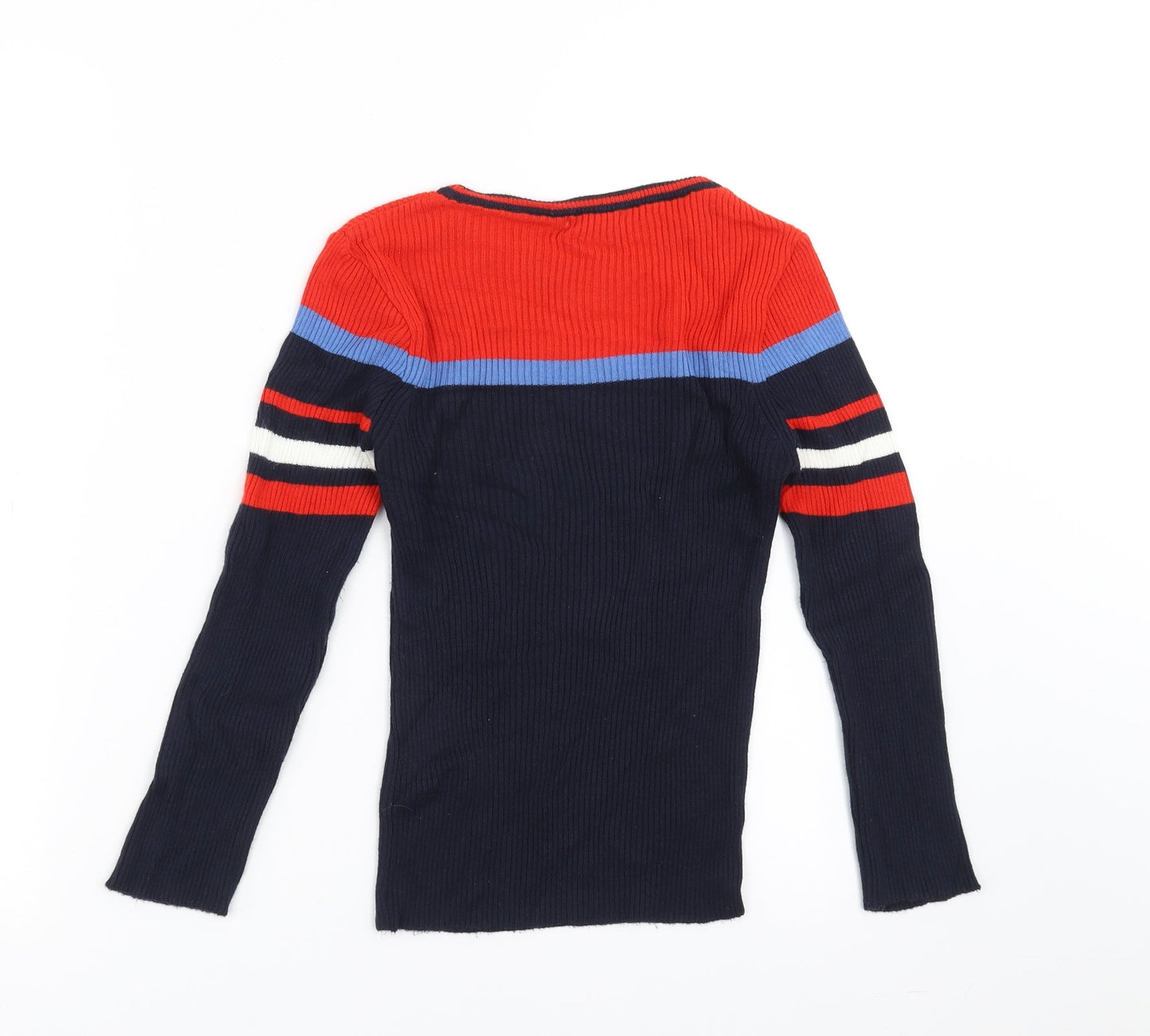 Womens UK Size XS Cooperative Blue Pullover Jumper