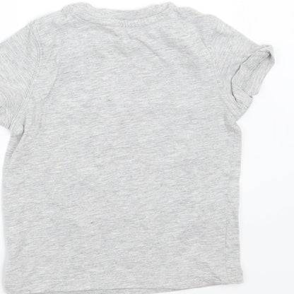 PEP&CO Baby Grey   Basic T-Shirt Size 18-24 Months  - future england captain