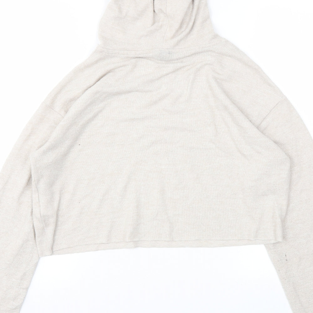 Womens UK Size 10 Topshop Beige Pullover Jumper