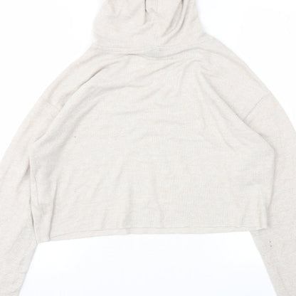 Womens UK Size 10 Topshop Beige Pullover Jumper