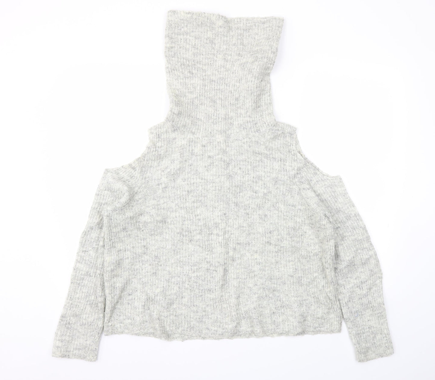 Womens UK Size M New Look Grey Pullover Jumper