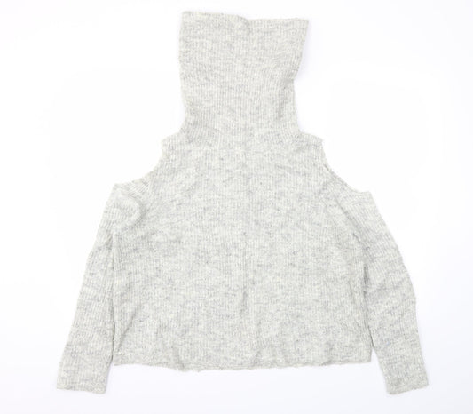 Womens UK Size M New Look Grey Pullover Jumper