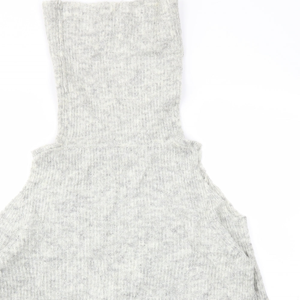 Womens UK Size M New Look Grey Pullover Jumper