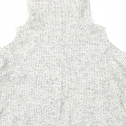 Womens UK Size M New Look Grey Pullover Jumper