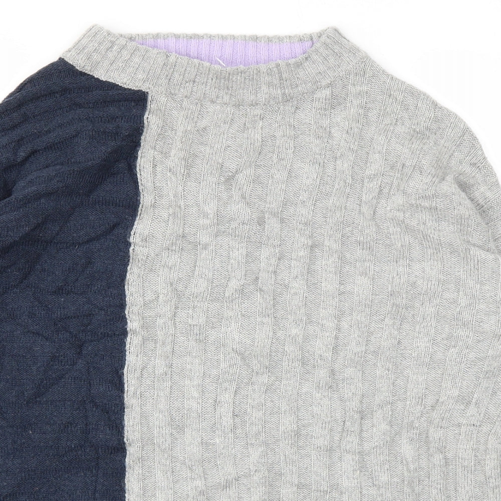 Womens UK Size M M&S Grey Pullover Jumper