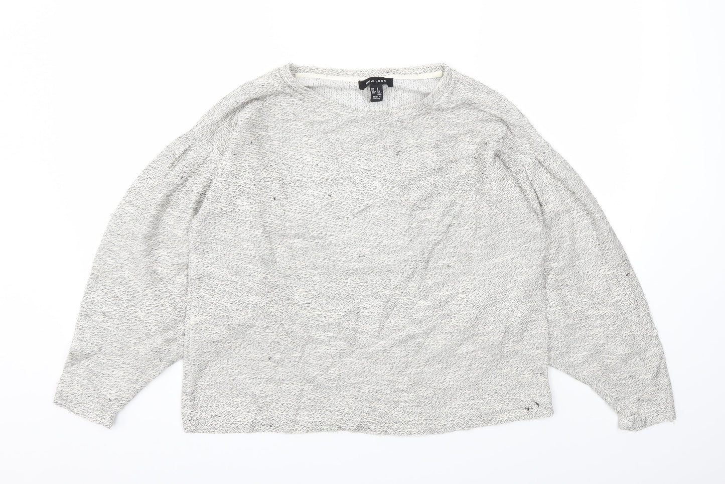 Womens UK Size S New Look Grey Pullover Jumper