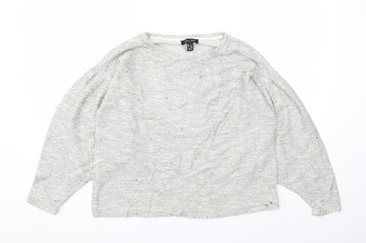 Womens UK Size S New Look Grey Pullover Jumper