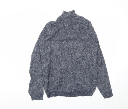 Mens UK Size M NEXT Blue Pullover Sweatshirt