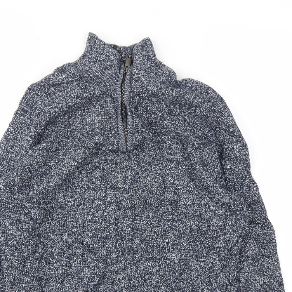 Mens UK Size M NEXT Blue Pullover Sweatshirt
