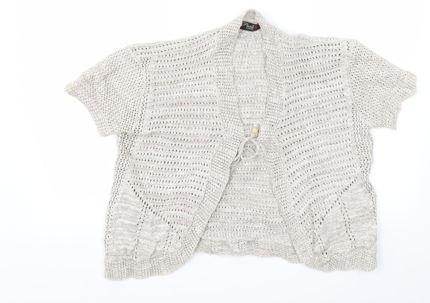 Womens UK Size XL Pure Ivory Cardigan Jumper