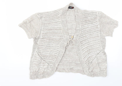 Womens UK Size XL Pure Ivory Cardigan Jumper