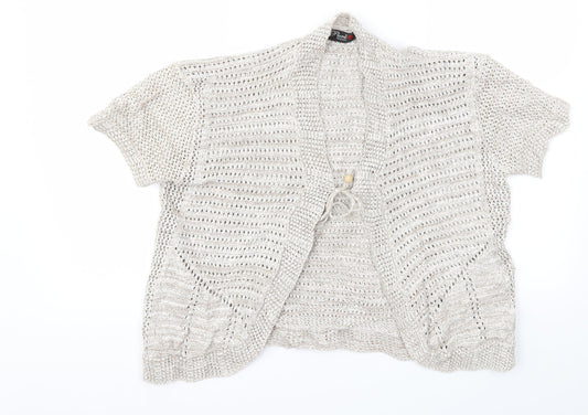 Womens UK Size XL Pure Ivory Cardigan Jumper