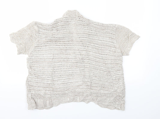 Womens UK Size XL Pure Ivory Cardigan Jumper