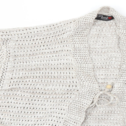 Womens UK Size XL Pure Ivory Cardigan Jumper