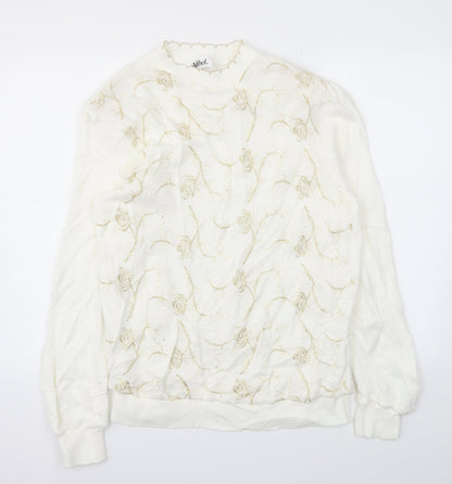 Womens UK Size 16 Afibel Ivory Pullover Jumper