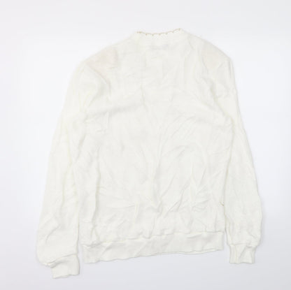Womens UK Size 16 Afibel Ivory Pullover Jumper