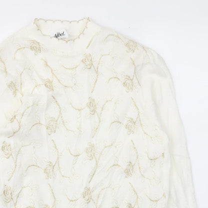 Womens UK Size 16 Afibel Ivory Pullover Jumper