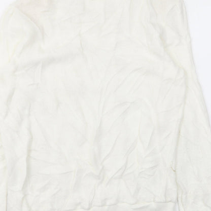 Womens UK Size 16 Afibel Ivory Pullover Jumper