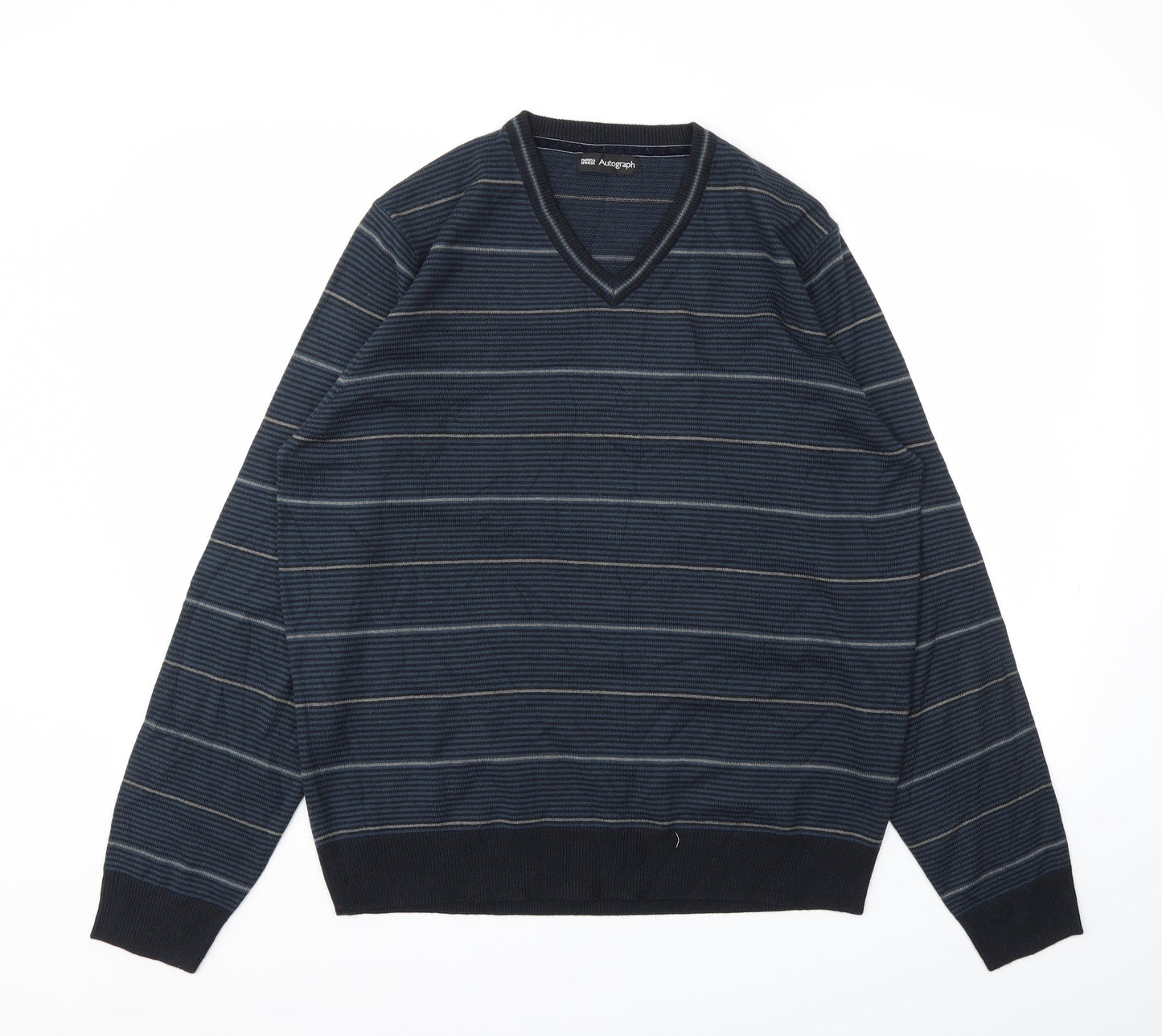 Mens UK Size L M&S Blue Pullover Sweatshirt
