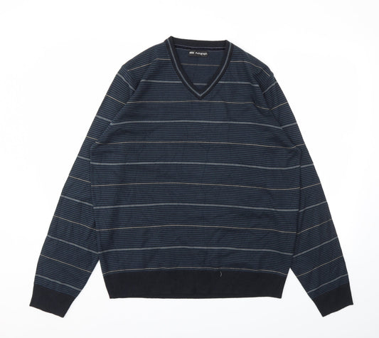 Mens UK Size L M&S Blue Pullover Sweatshirt