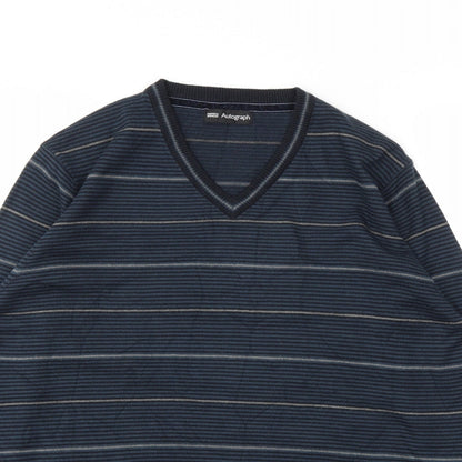 Mens UK Size L M&S Blue Pullover Sweatshirt