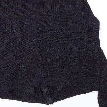 George Mens Blue   Full Zip Jumper Size M