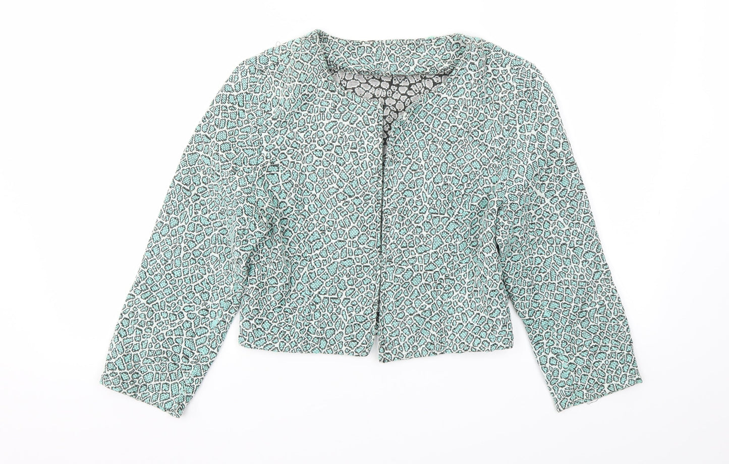 Womens UK Size M Preworn Regular Green Blazer