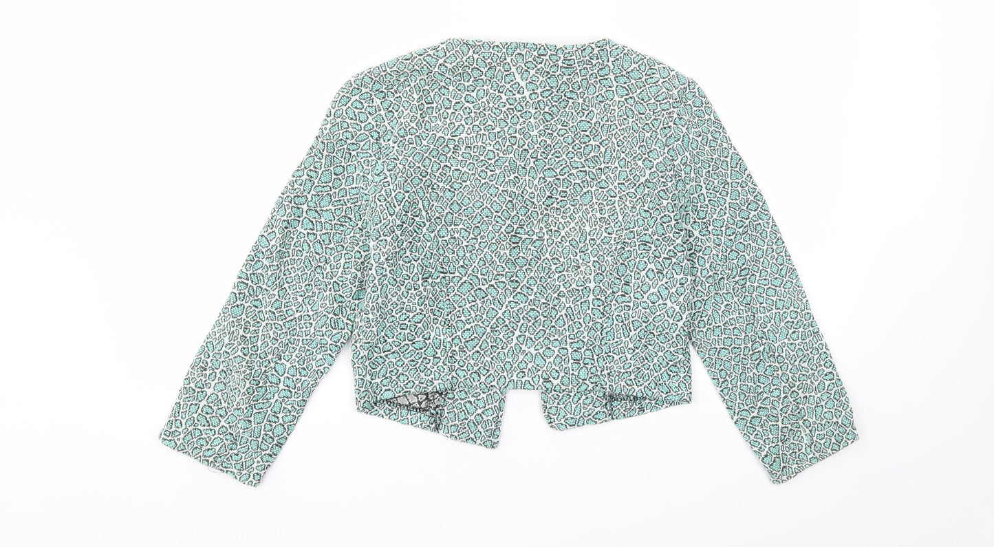 Womens UK Size M Preworn Regular Green Blazer