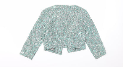 Womens UK Size M Preworn Regular Green Blazer