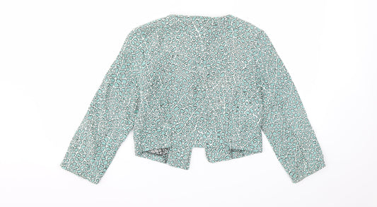 Womens UK Size M Preworn Regular Green Blazer