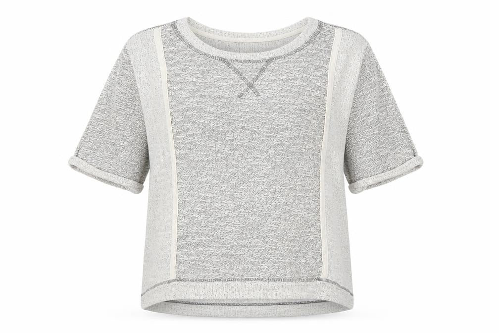 Womens UK Size S H&M Grey Basic T-Shirt